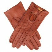 Italian Women's Leather Driving Gloves Size 8 Color BRN By Fratelli Orsini (ED4448)
