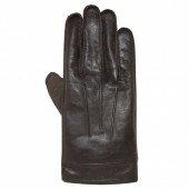 Isotoner Men's Leather Gloves (Large, Black)