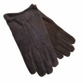 Isotoner Excursions Mens Brown Suede Leather Gloves Size Large